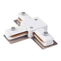 Коннектор Т-образный для однофазного шинопровода (белый) TRC-1-1-T-WH