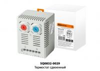 Термостат сдвоенный NO/NC (охлаждение/обогрев) 10/5A 230В от 0 до +60°C TDM