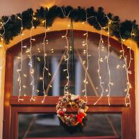 Гирлянда бытовая электрическая занавес  - 200-001 белый 1,5*1м IP20