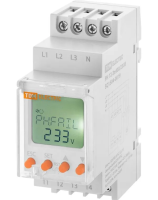 Реле напряжения 3ф серии РН 12-3х400/230В (LCD-дисплей, 1нр+1нз-контакты) TDM