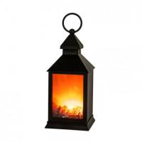 Светод. камин «Волшебный фонарь» с эф.жив.огня 11х11х24,5см,бат.3хАА (не в компл.) NEON-NIGHT