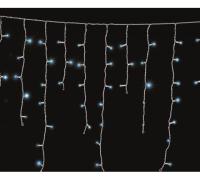 Гирлянда Айсикл (бахрома) светодиодный, 1,8 х 0,5 м, белый провод, 220В Синий NEON-NIGHT