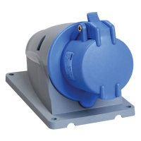 Розетка стационарная ССИ-113 16А-6ч/200-250В 2P+PE IP44 IEK