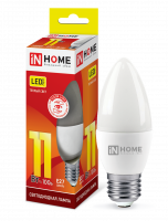Лампа светодиодная LED-СВЕЧА-VC 11Вт 230В Е27 3000К 820Лм IN HOME