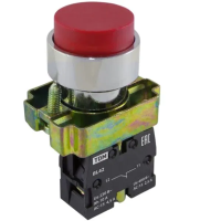 Кнопка SB2-BL42 с возвратом, 1НЗ, d22 мм, красная, IP40 TDM