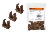 Крепеж-клипса для трубы 16 мм "ЭКО" (бук) TDM