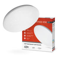 Светильник светодиодный серии DECO 48Вт 230В 4000К 3120Лм 380х55мм НОЧНОЕ НЕБО IN HOME