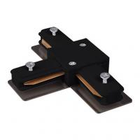 Коннектор Т-образный для однофазного шинопровода (черный) TRC-1-1-T-BK