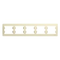 GLOSSA Беж Рамка 5-ая, горизонтальная