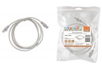 Патч-корд народный U/UTP Cat 5e 4PR 24AWG PVC, литой 0,5 м, серый TDM