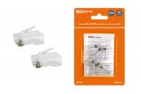 Разъем RJ-45 UTP для кабеля кат. 5Е, 8P8C в блистере (10шт) TDM	