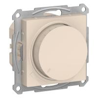 AtlasDesign Беж Светорегулятор (диммер) повор-нажим, LED, RC, 630Вт, мех.,