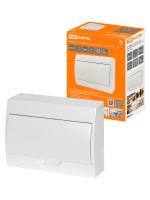 Бокс ЩРН-П-12 модулей с белой крышкой навесной пластик IP40 TDM