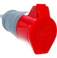 Розетка перенос. ССИ-215 16А-6ч 380В 3P+PE+N IP44 IEK