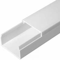 Кабель-канал белый 2-й замок в п/э 40х25 мм (24 м/уп) Промрукав
