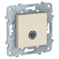 UNICA NEW Беж Розетка TV, оконечная