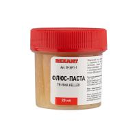 Флюс для пайки , паста TR-RMA KELLER, 20 мл, банка, блистер REXANT 