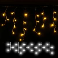 Гирлянда бытовая электрическая бахрома - 100-001 теплый белый 1,8*0,5М IP20