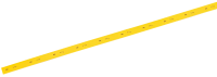 Трубка термоусадочная ТТУ нг-LS 10/5 желтая (1м) IEK