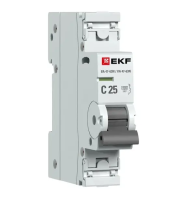 Автоматический выключатель ВА 47-63N 1P 25А (C) 4,5 кА PROXIMA EKF