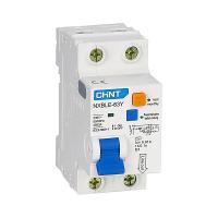 Диф. автомат NXBLE-63Y 1P+N 10А 30mA электронный тип AС, х-ка С, 4.5kA CHINT