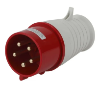 Вилка 015 переносная 3Р+PE+N 16А 380В IP44 TEXENERGO