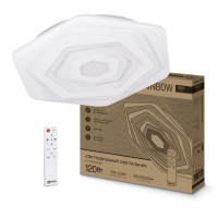 Светильник светод. GEO RAINBOW 120Вт 230В 3000-6500К 8400Лм 500x50мм пульт ДУ IN HOME