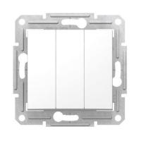 SEDNA Бел Выключатель 3-х клавишный 10ax, 230в