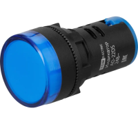 Лампа AD-22DS(LED)матрица d22мм синий 24В AC/DC TDM