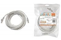 Патч-корд народный U/UTP Cat 5e 4PR 24AWG PVC, литой 10 м, серый TDM