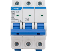 Авт. выкл. NXB-63S 3Р 32A 4.5кА х-ка С (R) CHINT