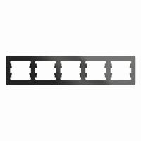 GLOSSA Антрацит Рамка 5-ая, горизонтальная