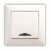 Выключатель 1-клавишный с подсветкой