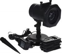 Проектор LED 12 сменных слайдов, цвет RGBW, 12В NEON-NIGHT