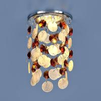 ТОЧЕЧНЫЙ СВЕТ - 7097 хром/янтарный (CH/WH/T)