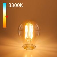 Филаментная светодиодная лампа А60 12W 3300K E27 (тонированная)