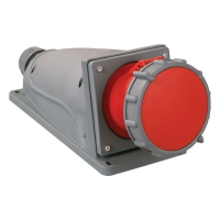 Розетка стационарная ССИ-134 63А-6ч/380-415В 3P+PE IP67 MAGNUM IEK