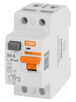 УЗО ВД1-63 2P 50А 30мА TDM