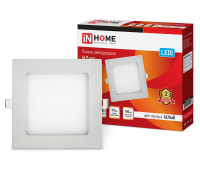 Панель светодиод. встр. квадратная SLP-eco 12Вт 230В 4000К 840Лм 171х171х23мм белая IP40 IN HOME