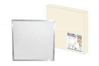 Ультратонкая светодиодная панель ЛП 02 595х595, 2800 лм 36 Вт 6500 К хром, без драйв, Народная TDM