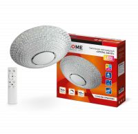 Светильник светод. COMFORT CRYSTAL 36Вт 230В 3000-6500K 2900Лм 400х100мм пульт ДУ IN HOME