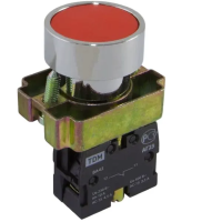Кнопка SB2-BА42 с возвратом, 1НЗ, d22 мм, красная, IP40 TDM