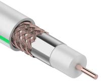 Кабель коаксиальный PROconnect SAT 703 B, Cu/Al/Cu, (64%), 75 Ом, 100м., белый