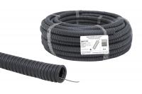 Труба гофр.ПВХ d 32 с зондом (25 м) легкая Народная TDM