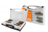 Набор отверток 7 шт.: SL3х75;5х100;6х125;8х150, PH:0х75;PH1х100;PH2х125 (чемодан), CR-V "Алмаз" TDM 