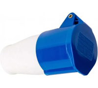 Розетка 213 переносная 2Р+РЕ 16А 220В IP44 TDM