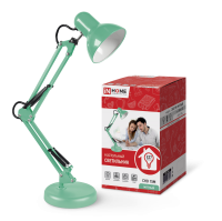 Светильник настольный под лампу СНО 15М на основании 60Вт E27 230В МЯТНЫЙ (коробка) IN HOME