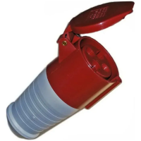 Розетка перенос. ССИ-224 32А-6ч 380В 3P+PE IP44 IEK