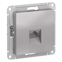 AtlasDesign Алюминий Розетка компьютерная RJ45, кат. 5Е, механизм, 