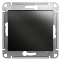 GLOSSA Антрацит Выключатель 1-клавишный, сх.1, 10АХ, механизм